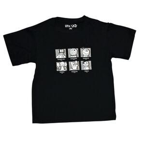 Uniqlo Cartoon Black Shirt Sz. 120 (5/6)